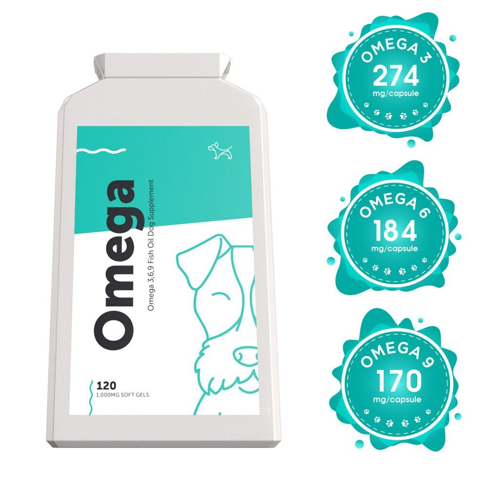 OMEGA - Complexe d'huile de poisson oméga 3, 6, 9 pour chiens et chiots - Vue 2