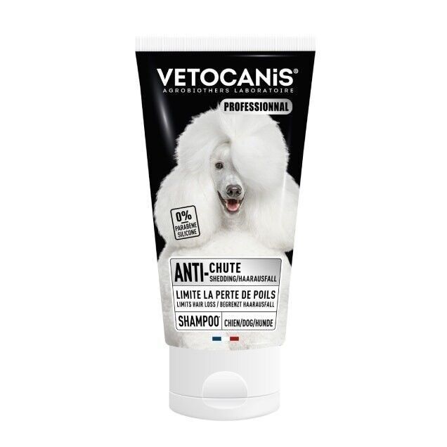 Shampoing Professionnel Anti-Chute Poils pour Chien 300ml - Vetocanis
