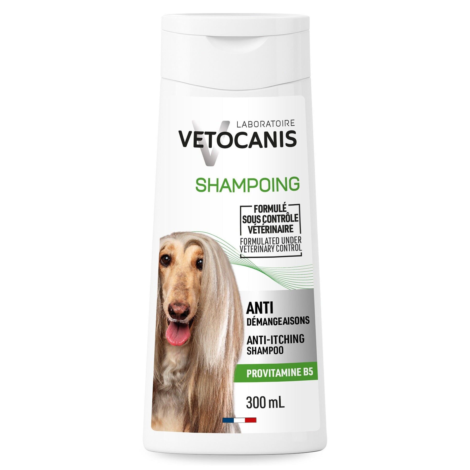 Shampoing Professionnel Anti-Démangeaisons pour Chien 300ml - Vetocanis