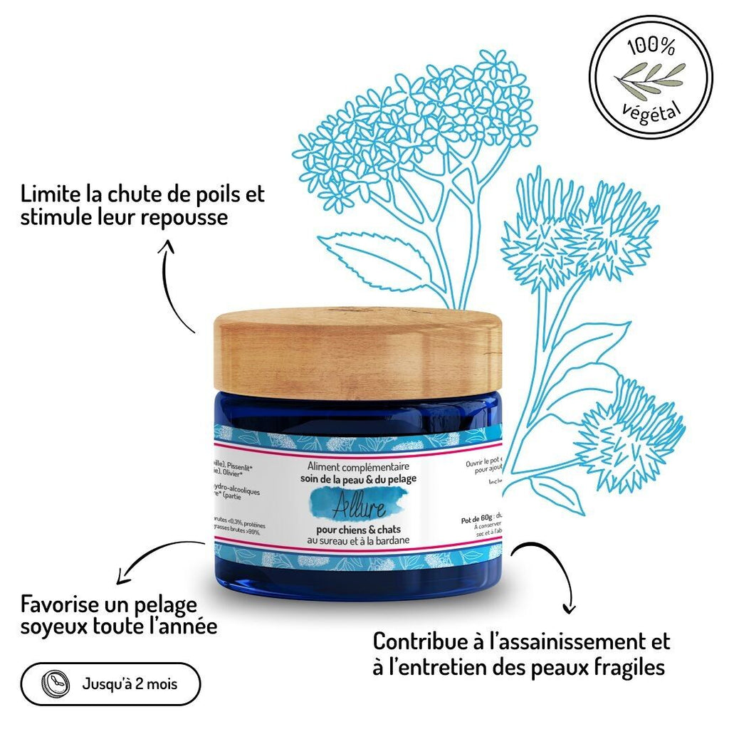 Soin de la Peau & du Pelage - Cure courte - Complément alimentaire - Truffe & Moustache