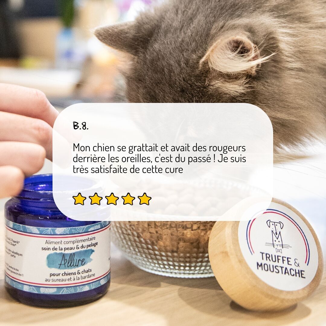 Soin de la Peau & du Pelage - Cure courte - Complément alimentaire - Truffe & Moustache