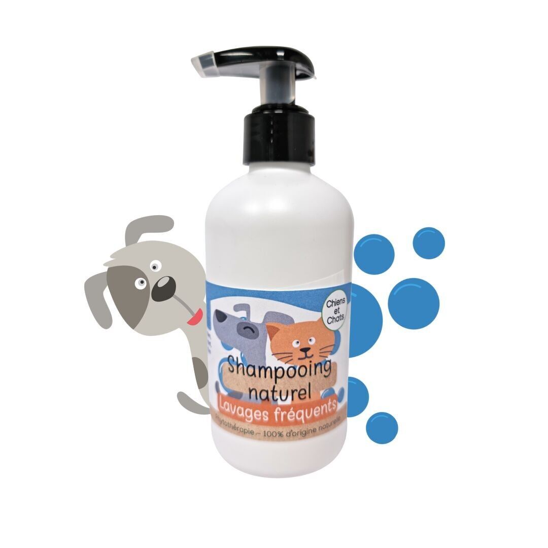 Shampoing naturel 250mL - Lavage fréquent - Vue 1