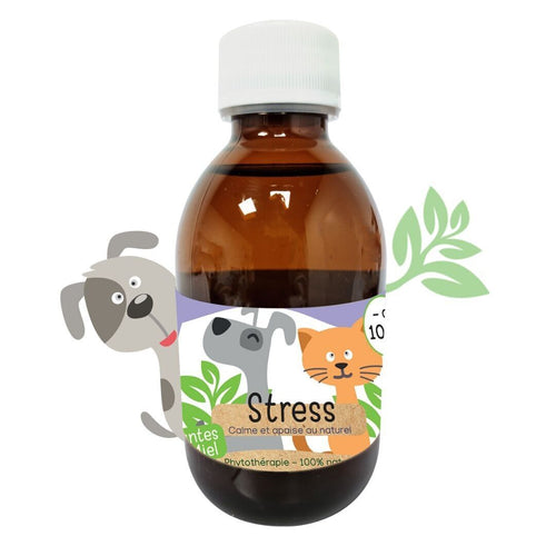 Sirop Naturel Anti-Stress 200mL - Chiens et Chats de - 10KG - Vue 1