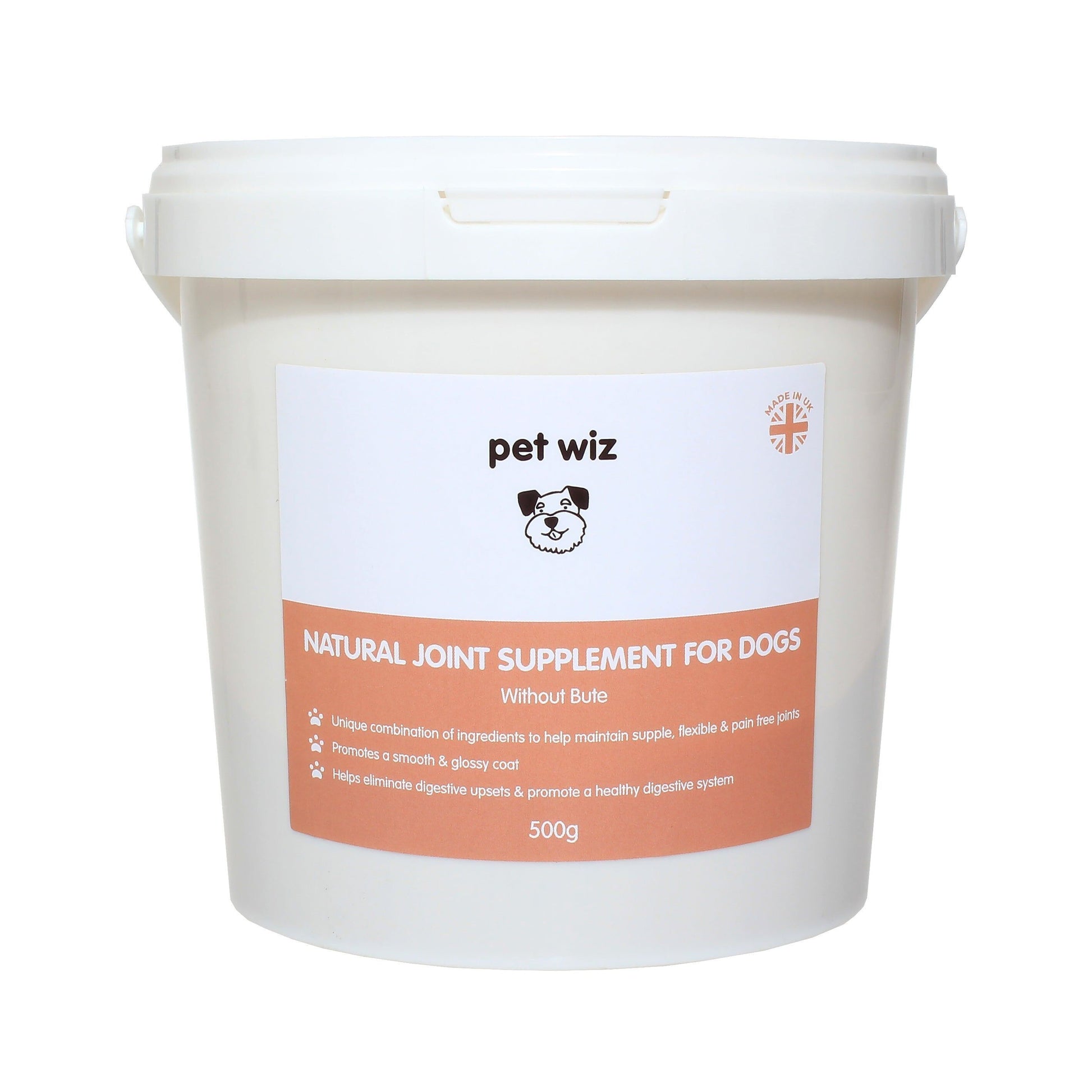 Complement articulaire naturel pour chien 500g - Pet Wiz - Pet Wiz