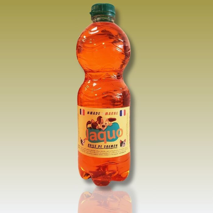 Huile de Saumon 500ml pour Chien - Vue 1