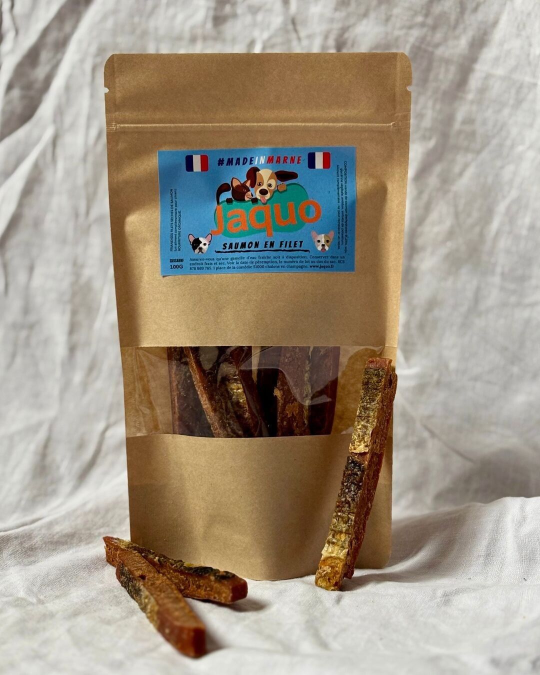 Filet de Saumon Naturel - Friandise Chien - Vue 1