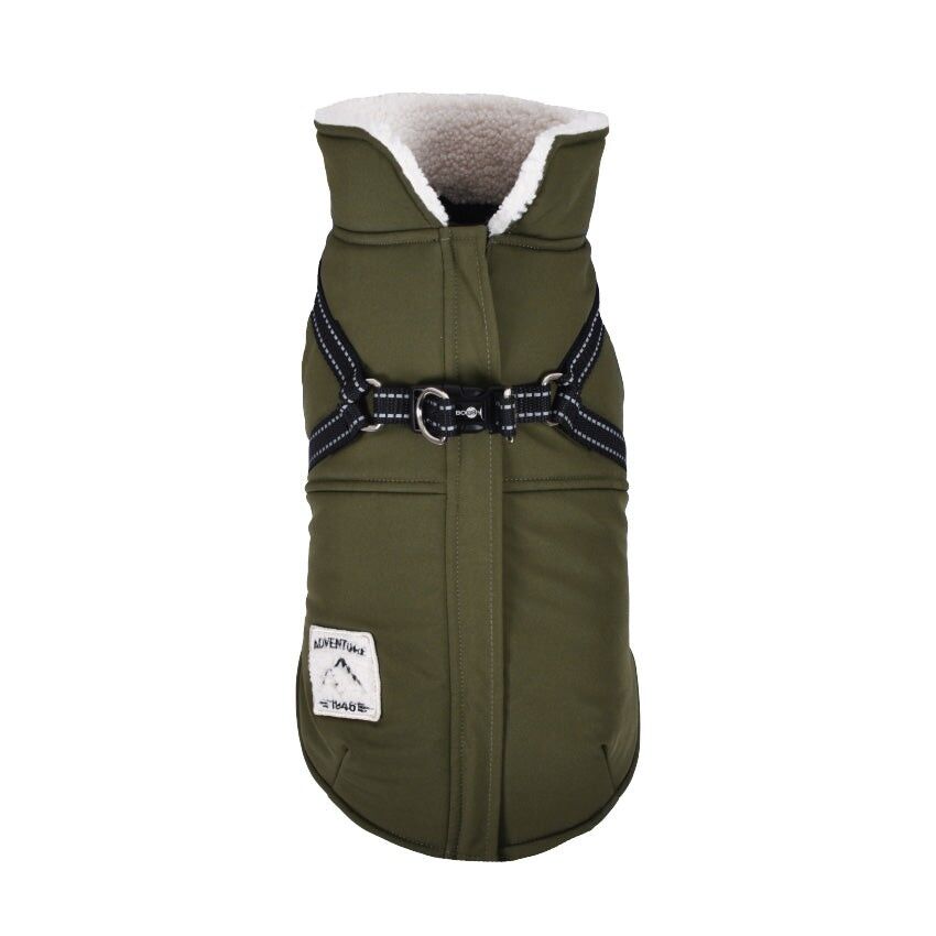 Manteau City rembourre avec harnais integre pour chien - Croci - Croci