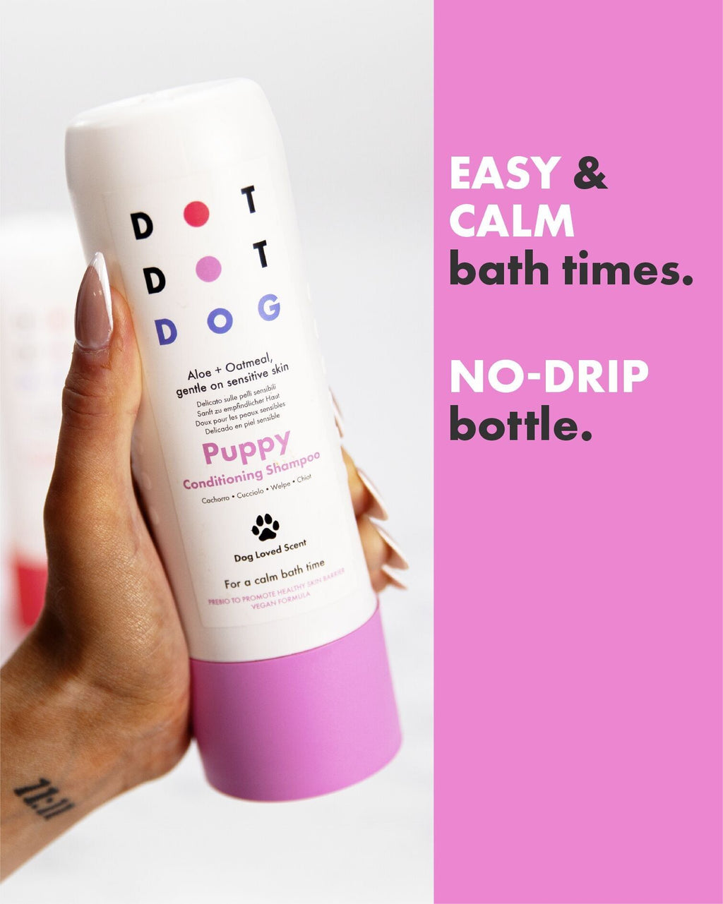Pack découverte DotDotPet (5 x shampoings pour chiens 280ml) - DotDotPet