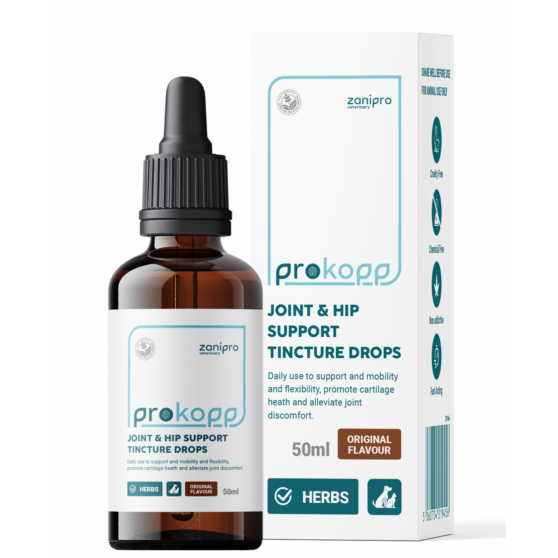 ProKopp Gouttes Soin Hanches & Articulations pour chien 50ml - Zanipro