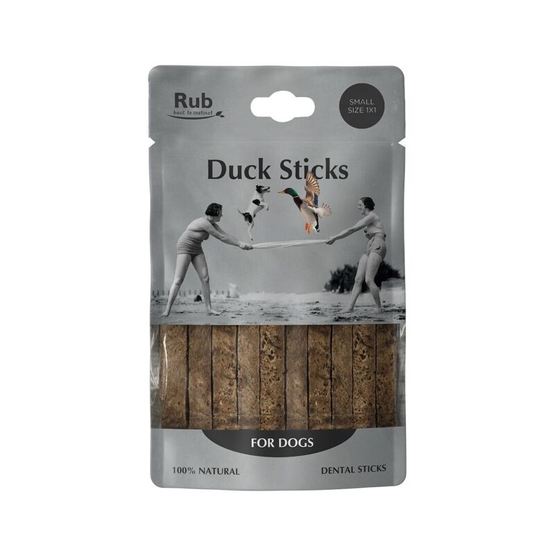 Duck Dental Rub Stick pour chiens 100g - Vue 1