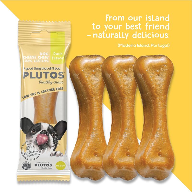 PLUTOS Friandises dentaires pour chiens - Fromage M - Vue 1