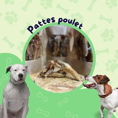 Pattes Poulet (Sachet 1kg) - Friandise chien